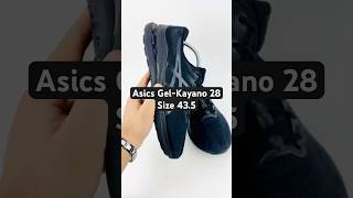 Asics Mens GelKayano 28 Black Running Shoes Size 435  1011B189 asics prelovedtreasures [upl. by Gwendolin]