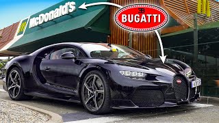 Bugatti Chiron vs McDonalds Drivethru [upl. by Nevram862]