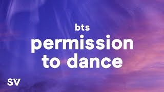 BTS  Permission to Dance Lyrics [upl. by Farhsa962]