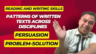 Patterns of Development in Writing  Part 4  PROBLEMSOLUTION and PERSUASION [upl. by Arraek]