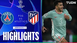 HIGHLIGHTS  PSG vs Atlético Madrid  UEFA Champions League 2425  TUDN [upl. by Ecinue]