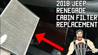 2018 JEEP RENEGADE CABIN FILTER REPLACEMENT [upl. by Kery]