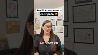 Acreditar el empadronamiento en España 🇪🇸 empadronamiento empadronamientosindomiciliofijo [upl. by Earazed]