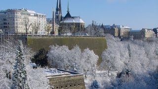 Luxembourg City Christmas market amp Winter Luxemburg travel video tourism marché noël luxembourgeois [upl. by Saibot747]