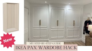 IKEA PAX HACK  NEW  My Fitted Wardrobe DIY Guide  Watch Before U Book A Carpenter Closet Hacks ⭐️ [upl. by Leid]