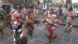 Aztec Dancers  Mexico City [upl. by Neroc932]