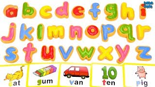 Learning Letters with Biscuit Learn Alphabet with biscuitABC with cookies26 Letters with Biscuit [upl. by Adine847]