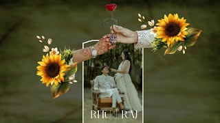 BEST ENGAGEMENT TEASER 2024  RAJ  RITU STUDIO13cinematic couplegoals creative trending [upl. by Ahsak]