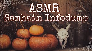 ASMR Samhain Infodump  Witchcraft Book Compilation  Layered Thunderstorm Sounds  Halloween [upl. by Fuchs]