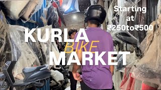 Cheapest Bike spare Market In Mumbai  Kurla Bike Market  Mumbai’s Cheapest Bike Spare Chor Bazar [upl. by Ennirok]