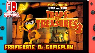 Moorhuhn Jump and Run Traps and Treasures 3  Nintendo Switch  Framerate amp Gameplay [upl. by Enixam]