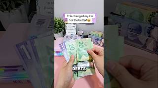 I paid my debts with this method 🥰 thepennyplanner savingschallenge cashstuffing savingmoney [upl. by Eigriv]