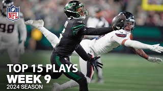 Top 15 Plays From Week 9  NFL 2024 Season [upl. by Roanne]