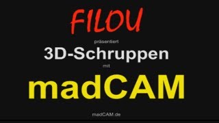 3D Schruppen mit Rhino  madCAM [upl. by Timmie]