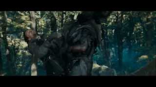 Fellowship Of The Ring  Extended Edition  Aragorn vs Lurtz HD [upl. by Hinda]