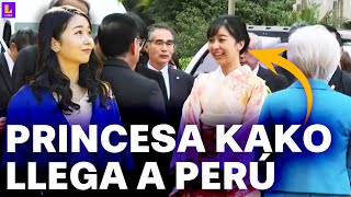 De Japón a Perú Así fue la llegada de la princesa Kako a nuestro país [upl. by Ettelloc]