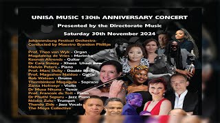 UNISA MUSIC 130th ANNIVERSARY CONCERT [upl. by Reimer]