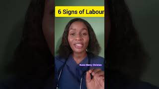 6 signs of labor  Labour signs labour pregnancy [upl. by Crandale]