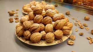 Ciastka orzeszki z masą kakaową z dodatkiem orzechów Cookies peanuts with cocoa mass [upl. by Amerd674]