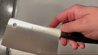 HENCKELS Classic Precision 6 inch Cleaver Review Henkels cleaver honest thoughts [upl. by Onida202]