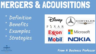 Mergers and Acquisitions With RealWorld Examples  From A Business Professor [upl. by Marius]