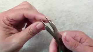 How To Use Round Nose Pliers Jewelry Making ToolsTutorial [upl. by Atnes]