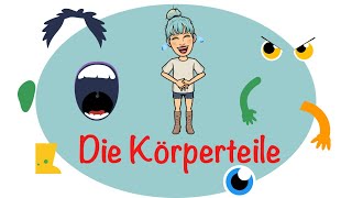 Die Körperteile  Deutsch lernen  German Body parts  Almanca Vücudumuz [upl. by Adolphus]