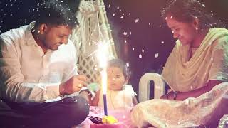 Adorable Adhyas first birthday song  pre birthday song for baby girls  JHN clicks [upl. by Edgar811]