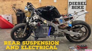 DIESEL Motorcycle build update 2 [upl. by Nehgem]