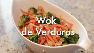 Wok de Verduras  Recetas de Cocina ✅ [upl. by Ergener983]