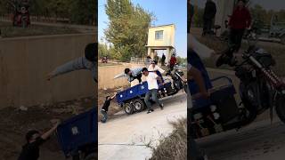 Shanjiang heavyduty engineering electric fourwheel drive 5wheel vehicle has super powerdumping [upl. by Robbi371]