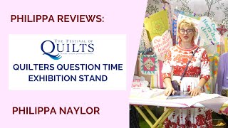 Quilters Question Time at the Festival of Quilts 2024 [upl. by Kenway725]