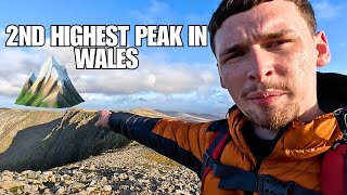 Solo Hiking to the 2nd Highest Peak in Wales Carnedd Dafydd amp Llewelyn Snowdon 3451ft Elevation [upl. by Fitzger449]