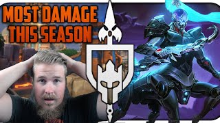 70000 CHIRON DAMAGE MOST DAMAGE IN SMITE SEASON 9 [upl. by Phare698]