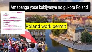 Poland work permit 2024 Menya amafranga byagutwara kuva kuri work permit kugeza ugeze Poland [upl. by Akenehs]