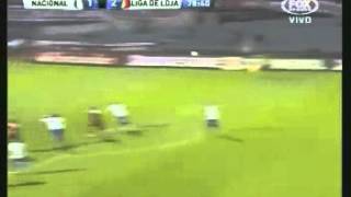 Gol de Walter Mamita Calderon LIG  Nacional 1  Liga de Loja 2  Copa Sudamericana 2012 [upl. by Cassella169]