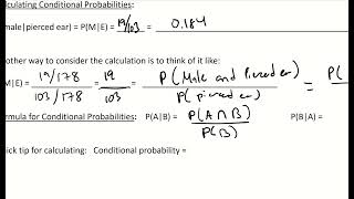 Probability and Statistics Lesson 44 Conditional Probability and Independence [upl. by Schargel]