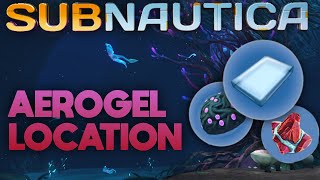 Subnautica Aerogel Materials Best Location  How to find Aerogel in Subnautica  Subnautica Guide [upl. by Ettennek]