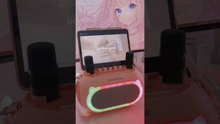 unbox a cute amp portable karaoke machine with me ≽•⩊•≼ 🎤 shorts sudotack sudotackkm300 [upl. by London]