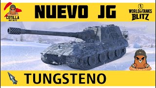 Nuevos cambios 103 en World of Tanks Blitz  JgPzE100 con Tungsteno  Como usar JG E100 WoT Blitz [upl. by Mehs]