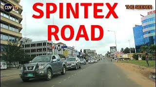 Spintex Road full coverage  Accra Ghana Enjoy the ride [upl. by Idnem]