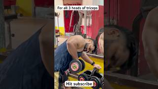 How to do triceps kickback triceps tricepsworkout tricepsexercise shorts [upl. by Iran]