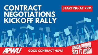 2024 Contract Negotiations Kickoff Rally [upl. by Noyr]