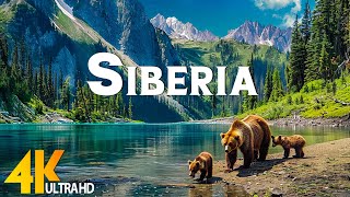 FLYING OVER SIBERIA 4K UHD  Amazing Beautiful Nature Scenery With Inspiring Cinematic Music [upl. by Nido]