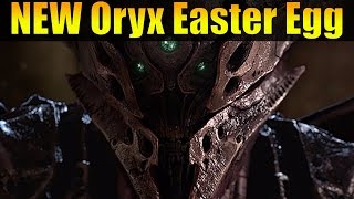 Destiny  NEW Oryx Festival Of The Lost Easter Egg Oryx Is Back [upl. by Ryter]