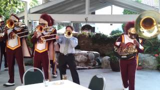 USC Trojan Marching Band  Wedding Gig [upl. by Lexy]