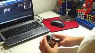 5x5 Rubiks cube solved in 4855 seconds [upl. by Rossen225]