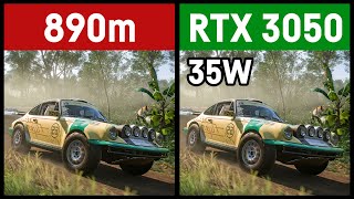 AMD Radeon 890m vs RTX 3050 35W [upl. by Alodie]