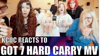 GOT7 HARD CARRY MV Reaction Weekly KCDC [upl. by Adanar]