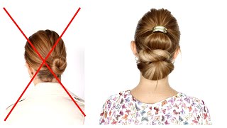 Bun Magic easy and beautiful hairstyle for wedding [upl. by Bernardi]